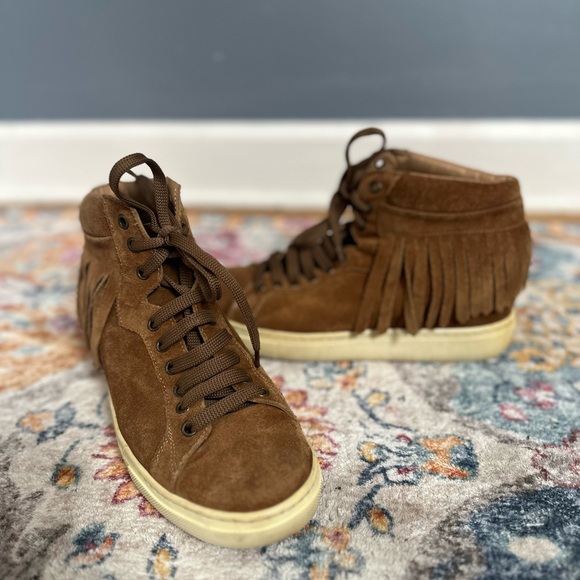 Suede Fringe High Top size 39 (8) Steve Madden - Picture 7 of 7